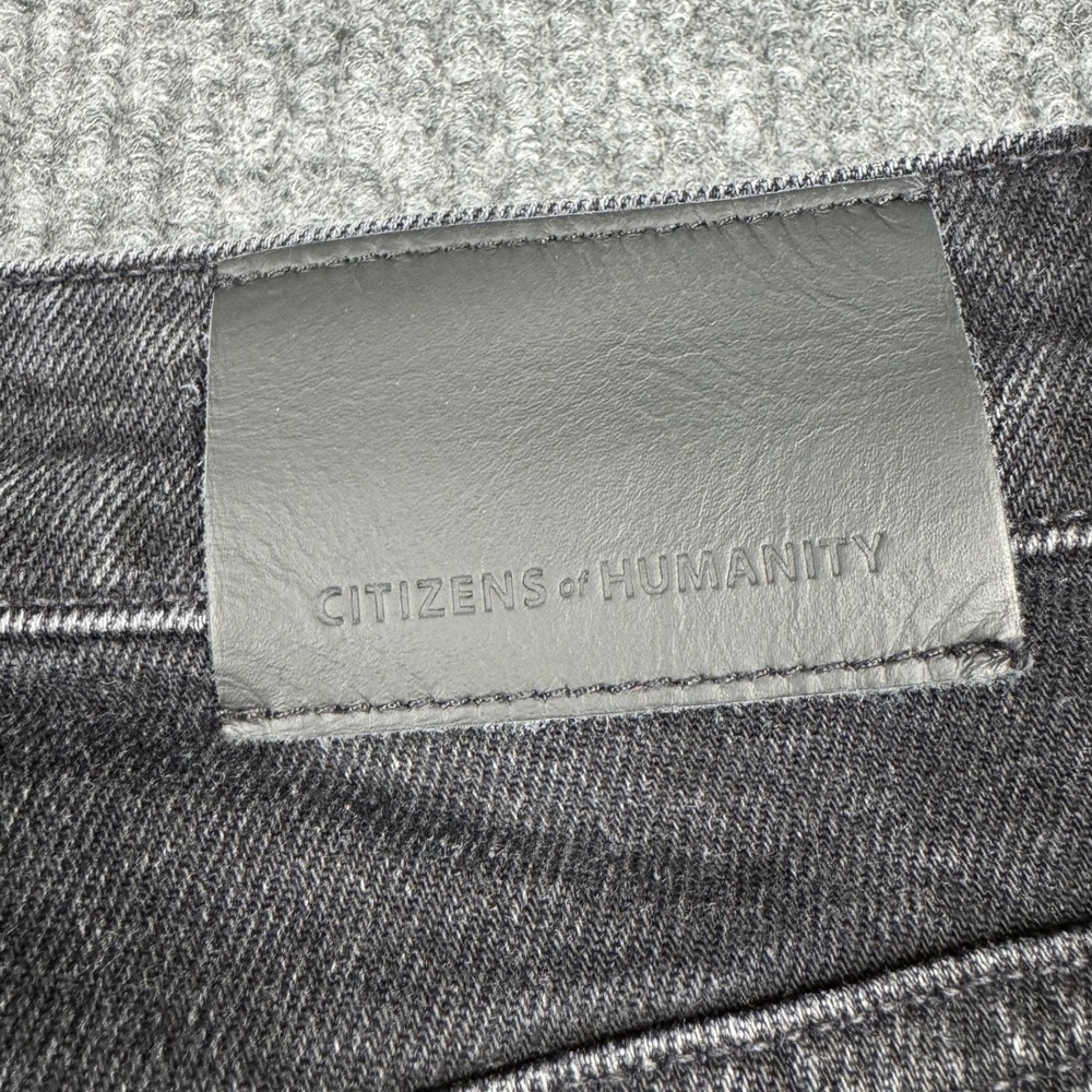 Citizens of Humanity Zurie Jeans Womens 29 Black Straight Leg High Rise Denim - Picture 4 of 16